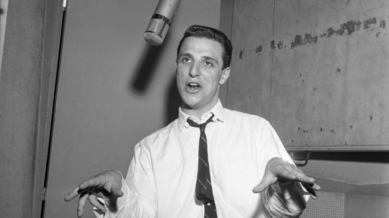barry mann and producer in studio in 1961