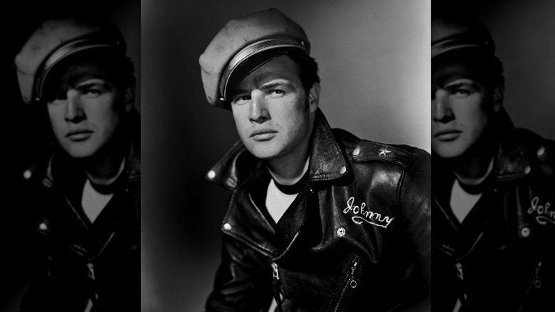 Marlon Brando in The Wild One outfit