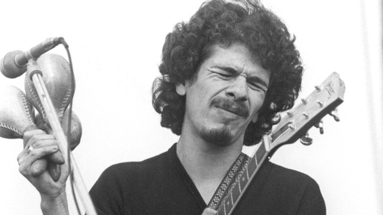 Carlos Santana performing