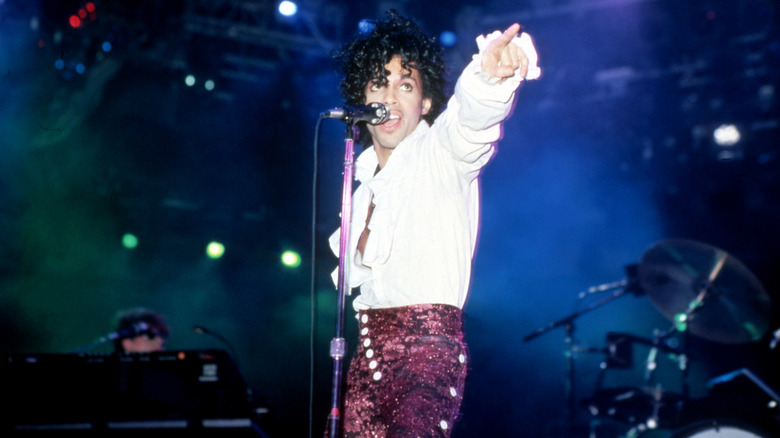 Prince performing Purple Rain