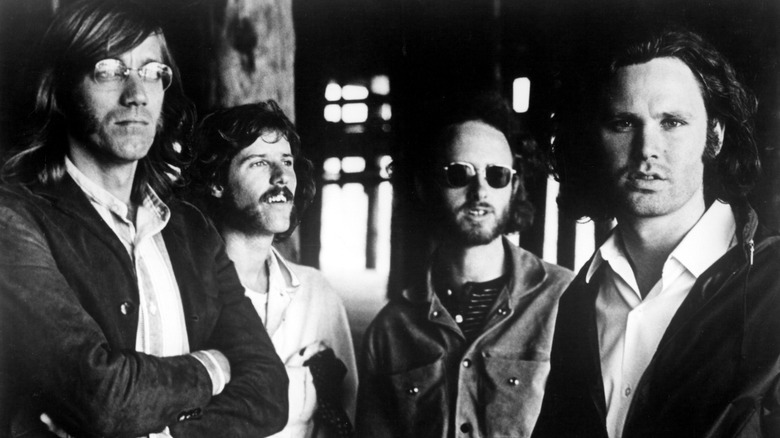 a group photo of the Doors from the 1960s