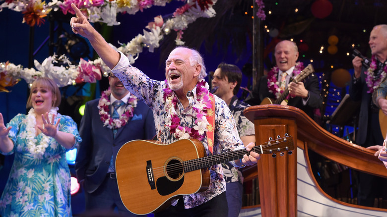 Jimmy Buffett performs in New York City in 2018