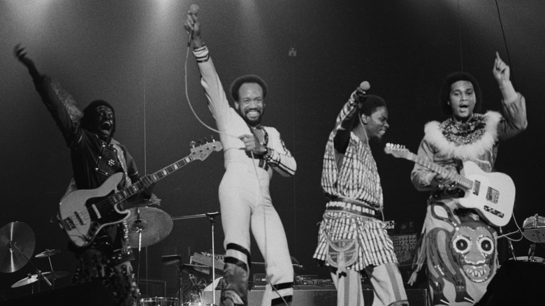 Earth, Wind, and Fire onstage