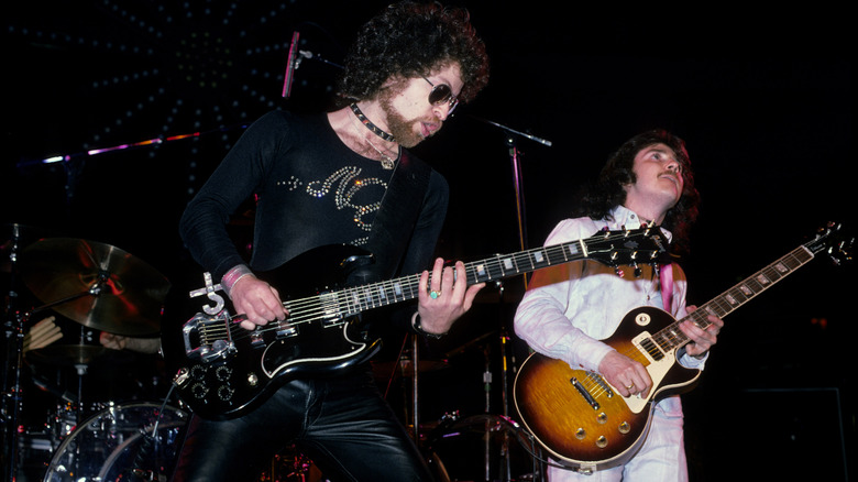 Blue Oyster Cult performing on stage