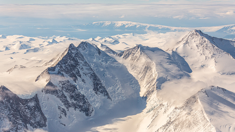 Antarctic mountain range