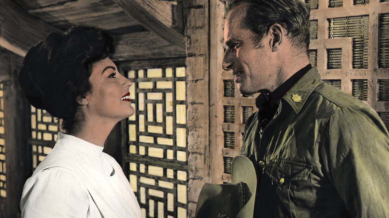 Ava Gardner and Charlton Heston