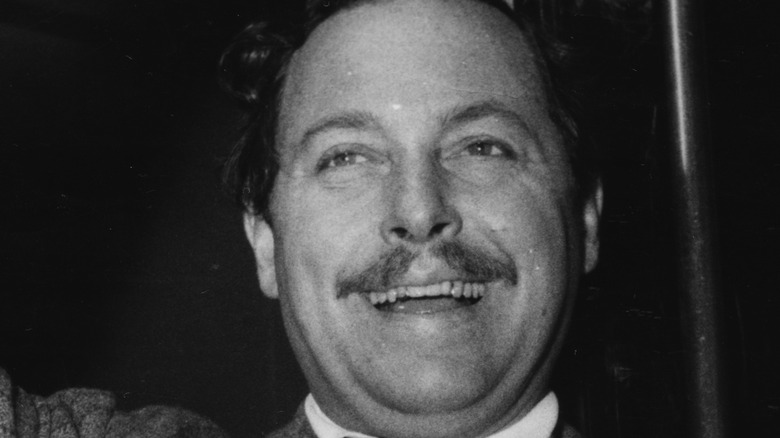 Tennessee Williams smiling 