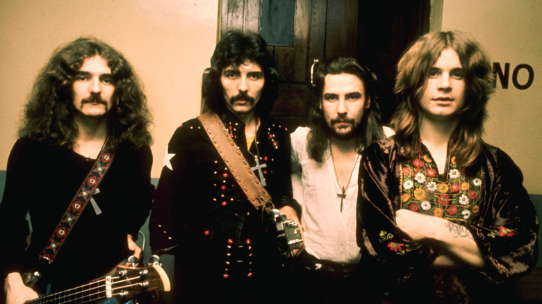 publicity photo of Black Sabbath with Ozzy Osbourne in the 1970s