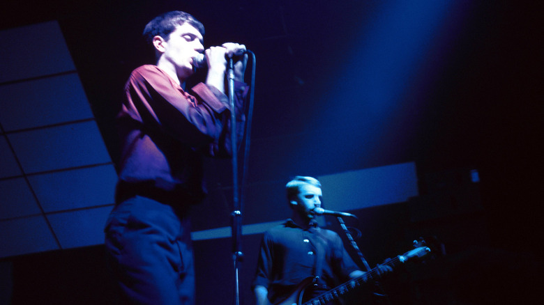 Joy Division performing in the 1970s
