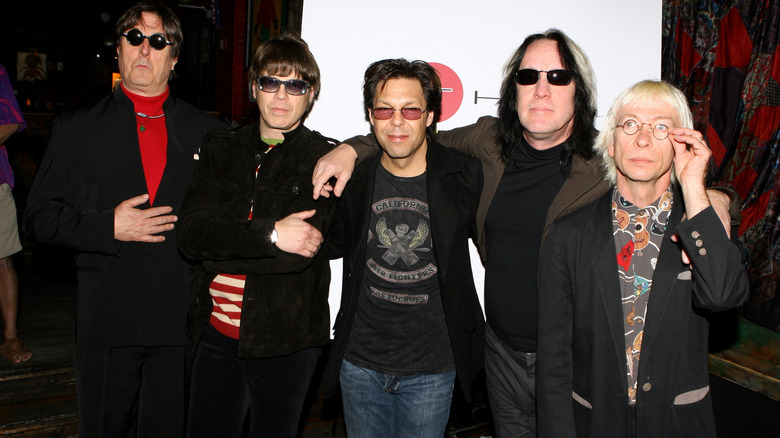 Prarie Prince, Ellit Easton, Kasim Sulton, Todd Rundgren, and Greg Hawkes of The New Cars
