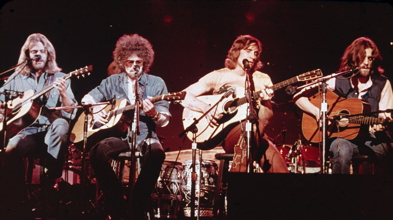 members of The Eagles playing guitar