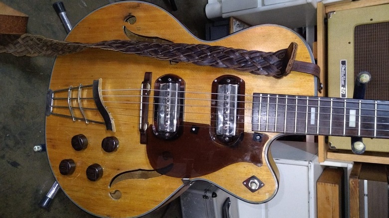 A Harmony H62 guitar