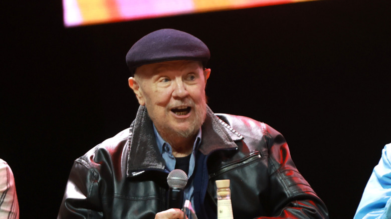 Biff Wiff on stage with Tim Robinson and others