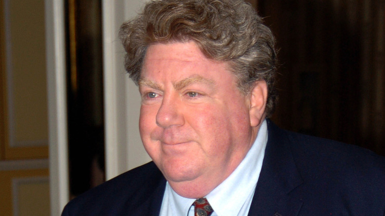 George Wendt in suit and tie