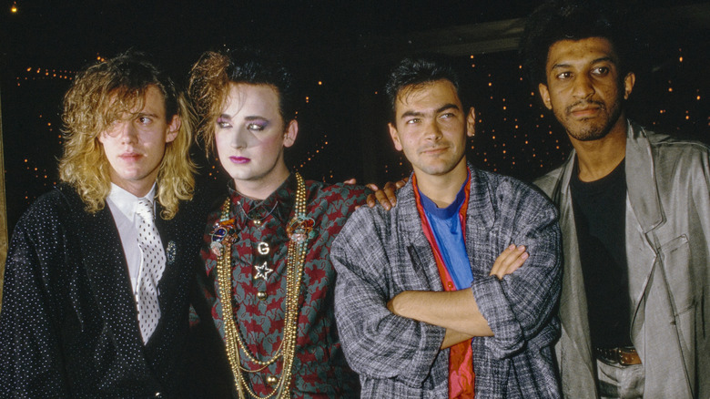Culture Club staring in different directions