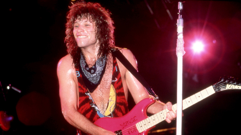 Jon Bon Jovi performing live