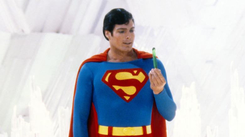 Christopher Reeve as Superman in Fortress of Solitude scene
