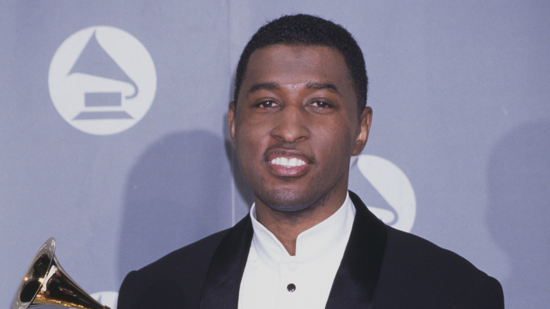 Babyface grins at Grammys