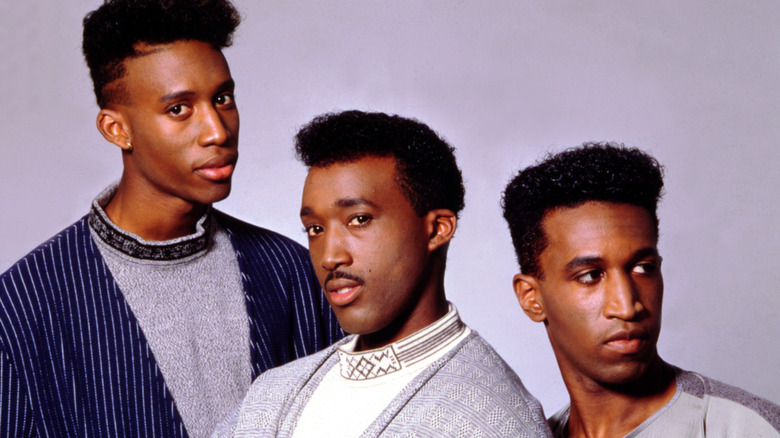 Tony Toni Tone posing for camera