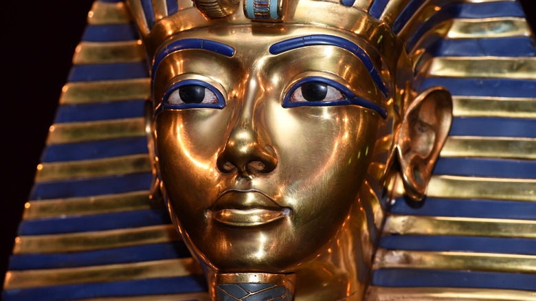 King Tut's death mask