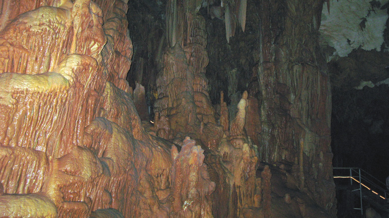 Interior of Petralona cave