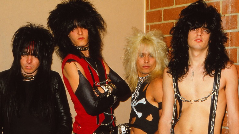 Motley Crue standing together