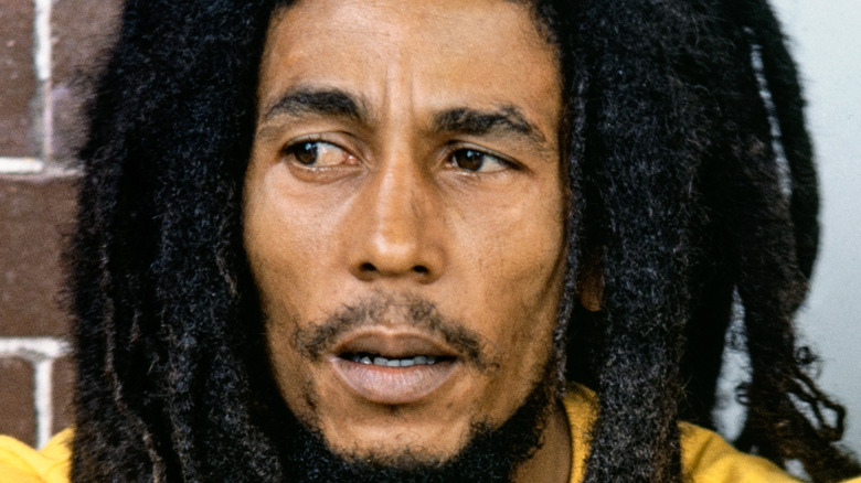 Bob Marley looking