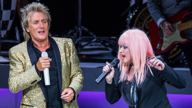 Rod Stewart Cyndi Lauper