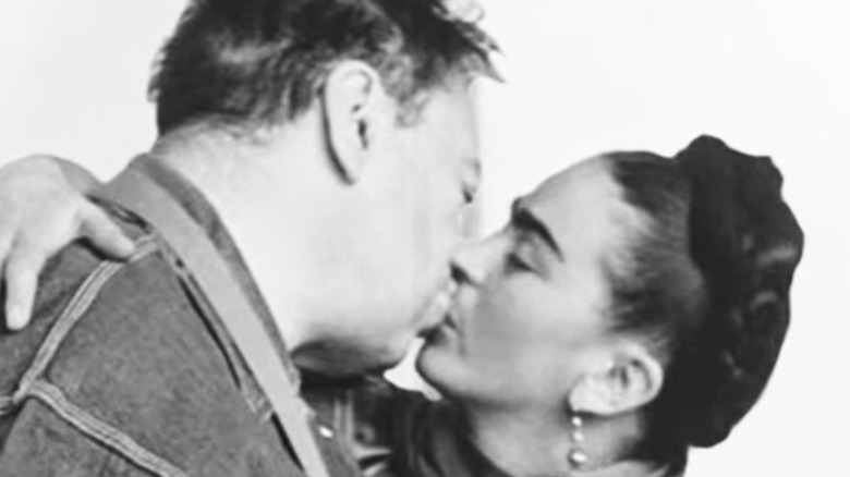 Frida Kahlo Diego Rivera kiss