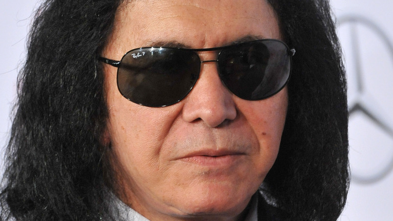 Gene Simmons sports shades