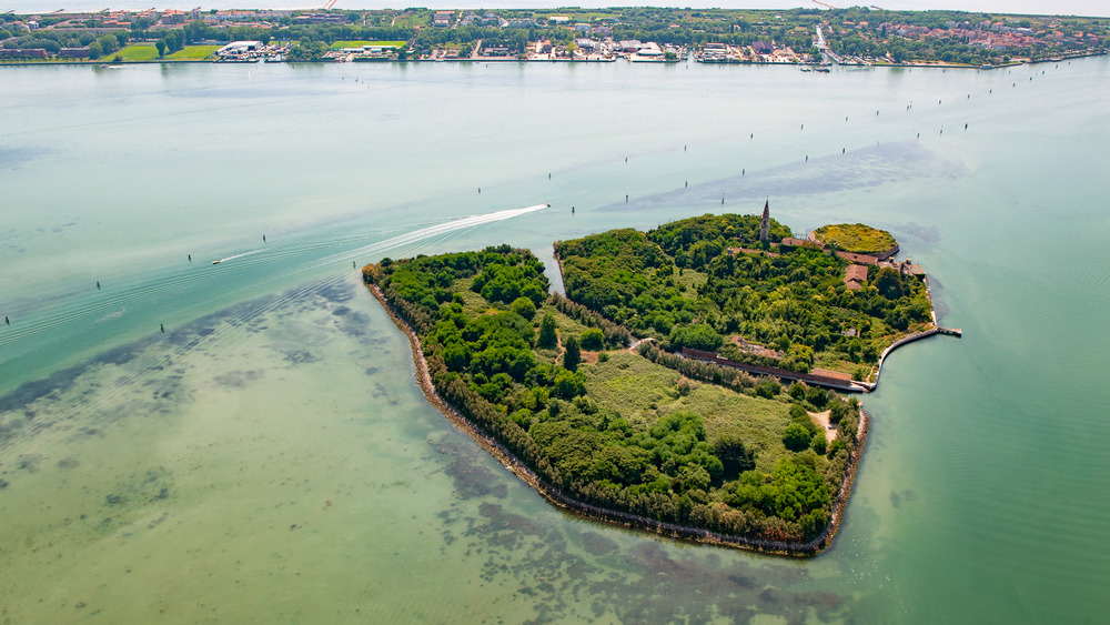 Poveglia Island, coast of Venice