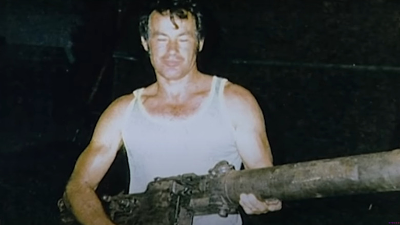 Ivan Milat holding gun