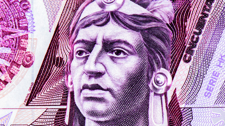 Cuauhtémoc on mexican bank note