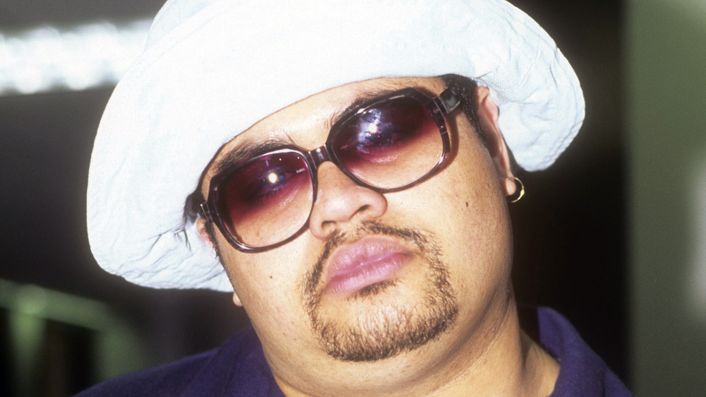 Rapper Heavy D, white hat