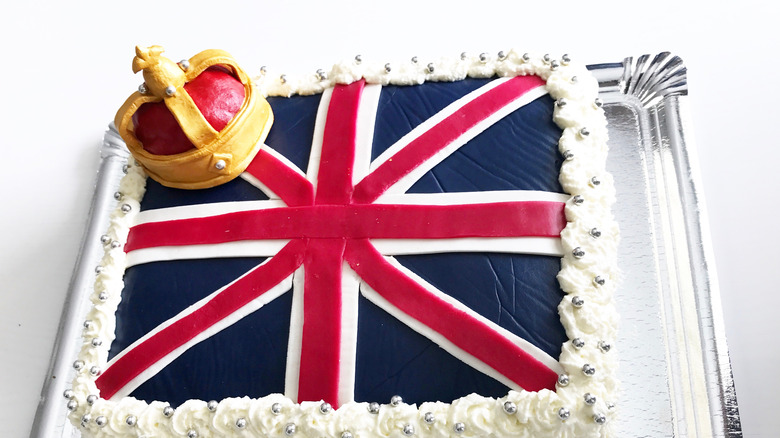 United Kingdom flag cake 