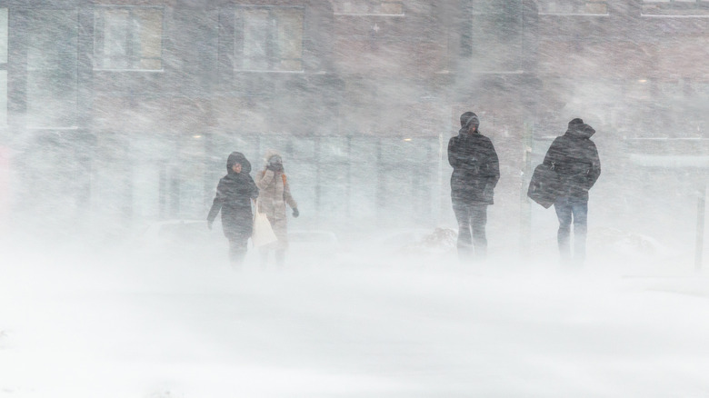 a blizzard