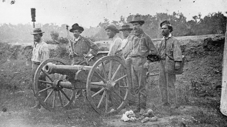 Men fighting in Bleeding Kansas