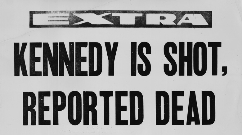 news headline of kennedy assassination