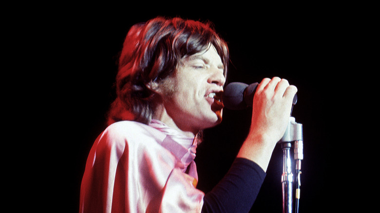 Mick Jagger onstage at Altamont Free Concert