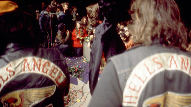 Hells Angels at Altamont Free Concert