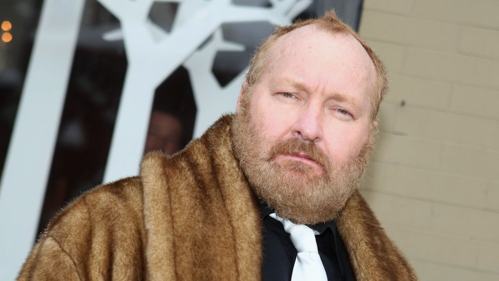 Randy Quaid beard fur jacket