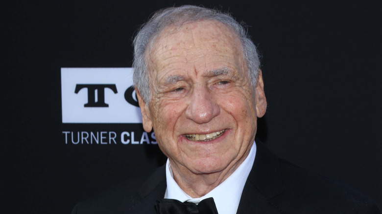 Mel Brooks smiling in tuxedo
