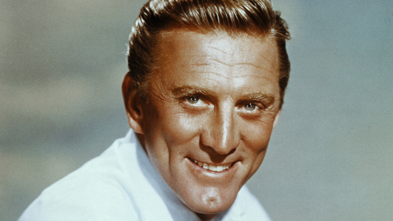 Kirk Douglas smiling in publicity shot