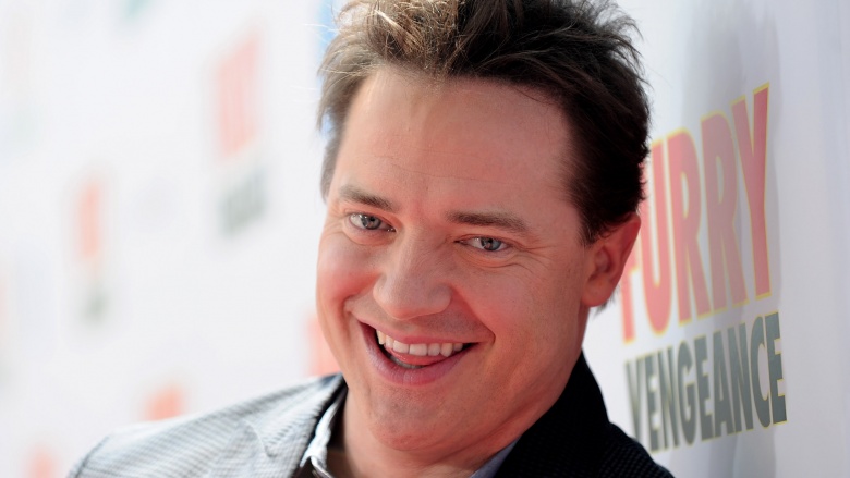Brendan Fraser smiling