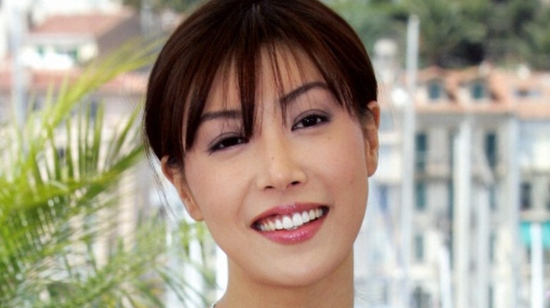 Sung Hyun-Ah smiling