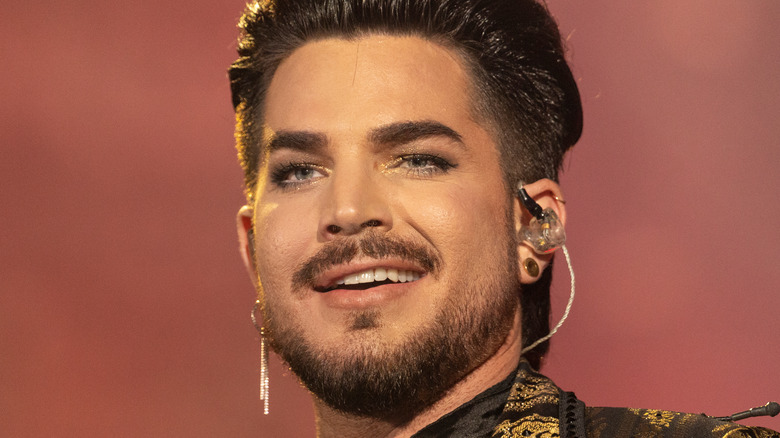 Adam Lambert smirk