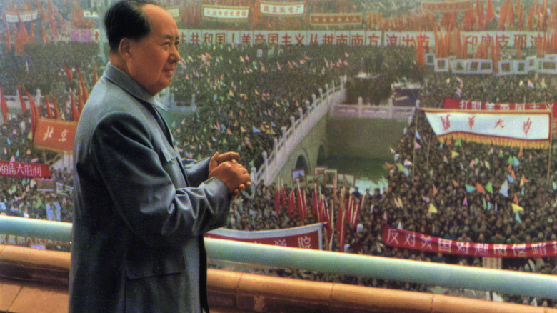 Mao Zedong speaking