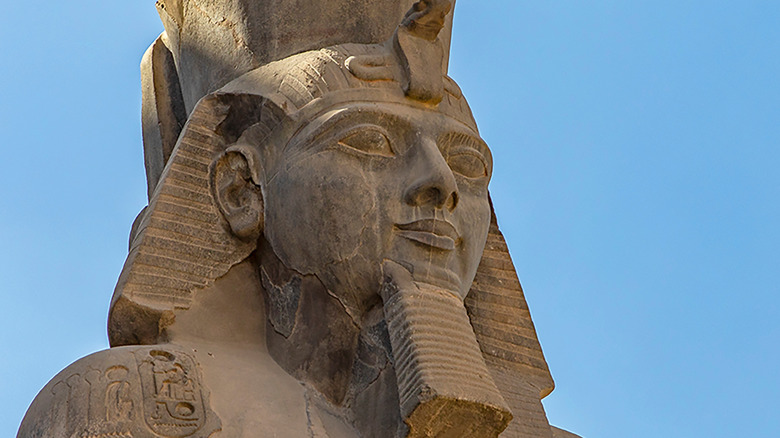 Ramses II sculpture from Luxor