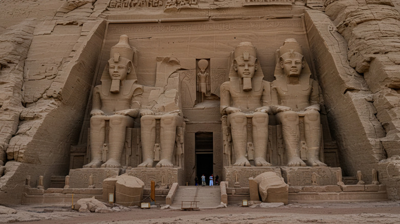 The Great Temple of Ramses II at Abu Simbel