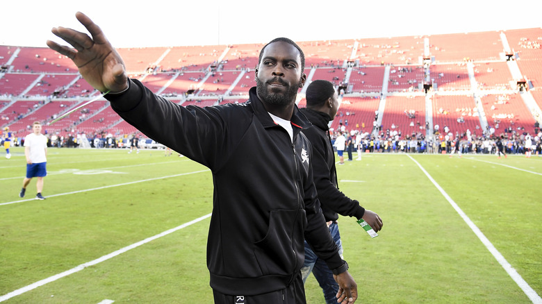 michael vick on the field in 2019
